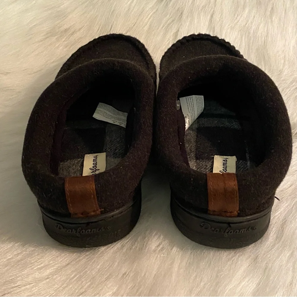 DearFoams Slippers Mens Size 7-8 Slip‎ On/Off